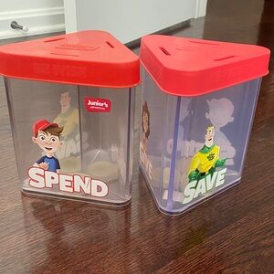 Spend and Save Containers